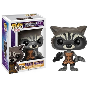 Boxed Figure: Funko POP Vinyl Guardians of the Galaxy Rocket Raccoon Bobble Head