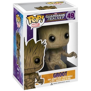 Boxed Figure: Funko POP Vinyl Guardians of the Galaxy Groot Bobble Head