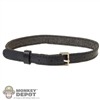Belt: Facepool Black Leatherlike Belt