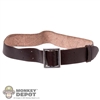 Belt: Facepool Mens Leather-Like Brown Belt