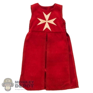 Robe: Fire Phoenix Mens Red Hospitaller Robe (Lightly Weathered)