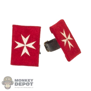 Tool: Fire Phoenix Mens Red Arm Badges w/White Cross