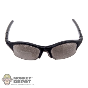 Glasses: Flagset Black Oakley Sunglasses