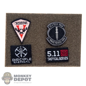 Insignia: Flagset 4 Piece Patch Set