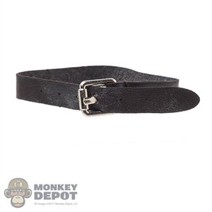 Belt: Flagset Brown Leather-Like Belt