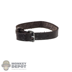 Belt: Flagset Brown Leather-Like Leg Strap