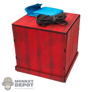 Box: Flagset Air Drop Wooden Crate w/Cover & Straps