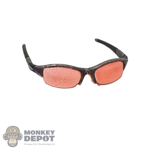 Glasses: Flagset Female Red Tinted Lens Sun Glasses