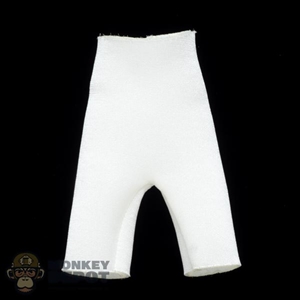 Shorts: Flagset Mens White Padded Shorts