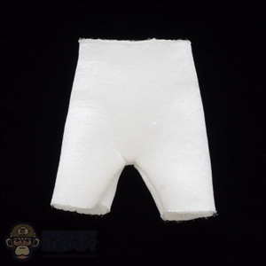 Shorts: Flagset White Padded Shorts