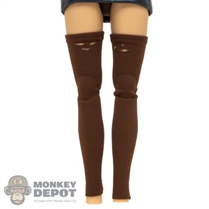 Leggings: Flagset Female Brown Stockings
