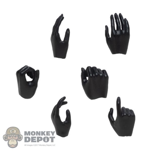 Hands: Flagset Female 6 Piece Molded Hand Set