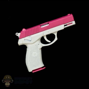 Pistol: Flagset Pink/White 92 Semi-Automatic Pistol