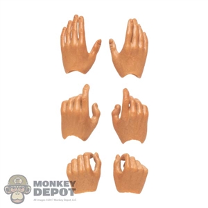 Hands: Flagset Mens Hand Set