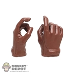 Hands: Flagset Female Brown Molded Weapon Grip
