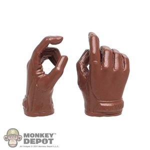 Hands: Flagset Female Brown Molded Weapon Grip