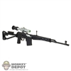 Rifle: Flagset SVD Sniper Rifle w/Removable Scope and Foldable Stock