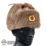 Hat: Hat: Flagset Mens Brown Ushanka