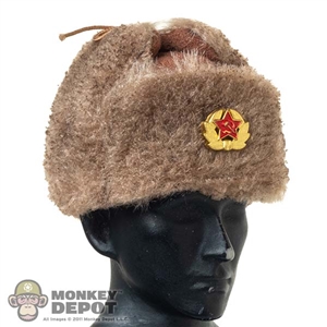 Hat: Hat: Flagset Mens Brown Ushanka