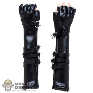 Gloves: Flagset Female Fingerless Glove Arm Sleeves