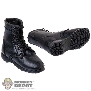 Boots: Flagset Female Black Boots