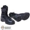 Shoes: Flagset Mens Black Tactical Boots