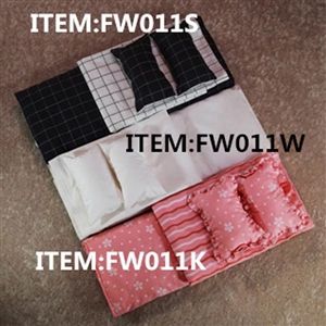 Bed Set: Feel Wo Toys Quilt Set w/Pillows (FW-011)