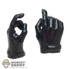 Hands: GD Toys Female Black Molded Weapon Grip