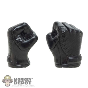 Hands: GD Toys Female Black Molded Fist