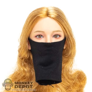 Cover: GD Toys Female Black Face Mask w/Ear Holes (Head Not Included)