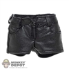 Shorts: GD Toys Female Black Pleather Shorts