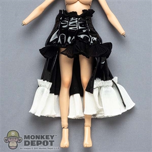 Skirt: GD Toys Female Black Hi-Low Skirt