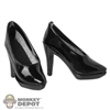 Shoes: GD Toys Female Black High Heels