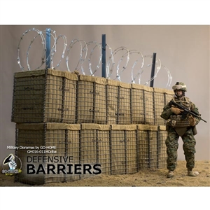 Display: Go Truck 1/6 Defensive Barriers (GH016-011-MDdba)