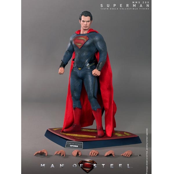 Superman Man of Steel Movie Masterpiece Sixth Scale Hot Toys Action Figure