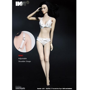 Clothing Set: Hot Plus Female White Lace Lingerie Set (HP-001C)