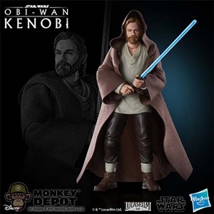 Action Figure: Hasbro 6 inch Star Wars Black Series Obi-Wan Kenobi (Wandering Jedi)