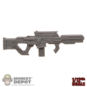 Rifle: Hasbro GI Joe 1/12th Molded Grey Assault Rifle