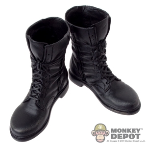 Boots: Hot Toys Modern Black Combat Boots