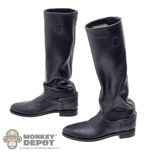 Monkey Depot - Boots: Hot Toys Han Solo Black Boots