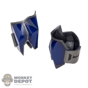Pads: Hot Toys Arkham Knight Batman Blue Elbow Armor