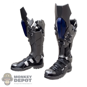 Boots: Hot Toys Arkham Knight Batman Boots w/Blue Armor