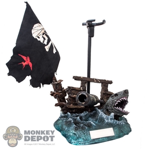 Stand: Hot Toys Ship Debris w/Flag