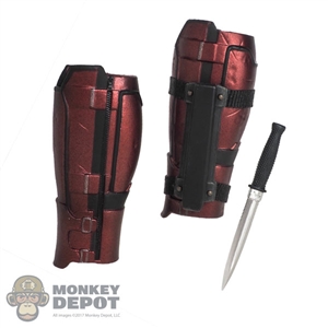 Armor: Hot Toys Deadpool Leg Guards w/Knife