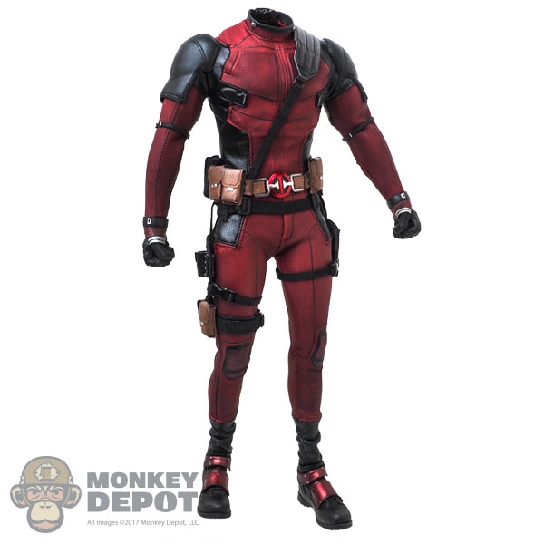 Monkey Depot - Figure: Hot Toys Deadpool 2 w/Belt & Pouches
