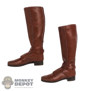 Boots: Hot Toys Obi-Wan Brown Leather-Like Boots