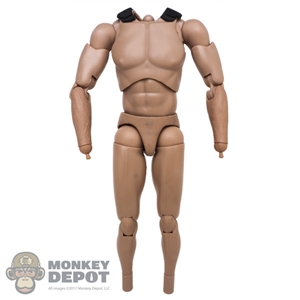 Figure: Hot Toys Mens Base Body w/Textured Forearms + Wrist Pegs