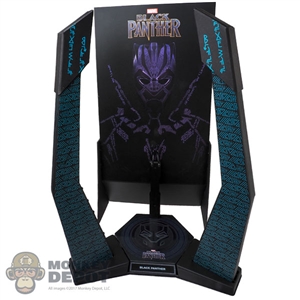 Display: Hot Toys Black Panther Backdrop w/LED Light Towers + Stand