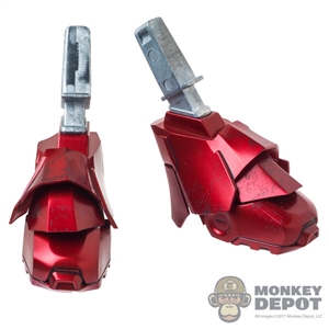 Boots: Hot Toys Iron Man Mark VII Battle Damaged Boots (Flying Position)