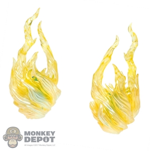 Hands: Hot Toys Gradient Yellow Colored Energy-Blasting Effect Accessories